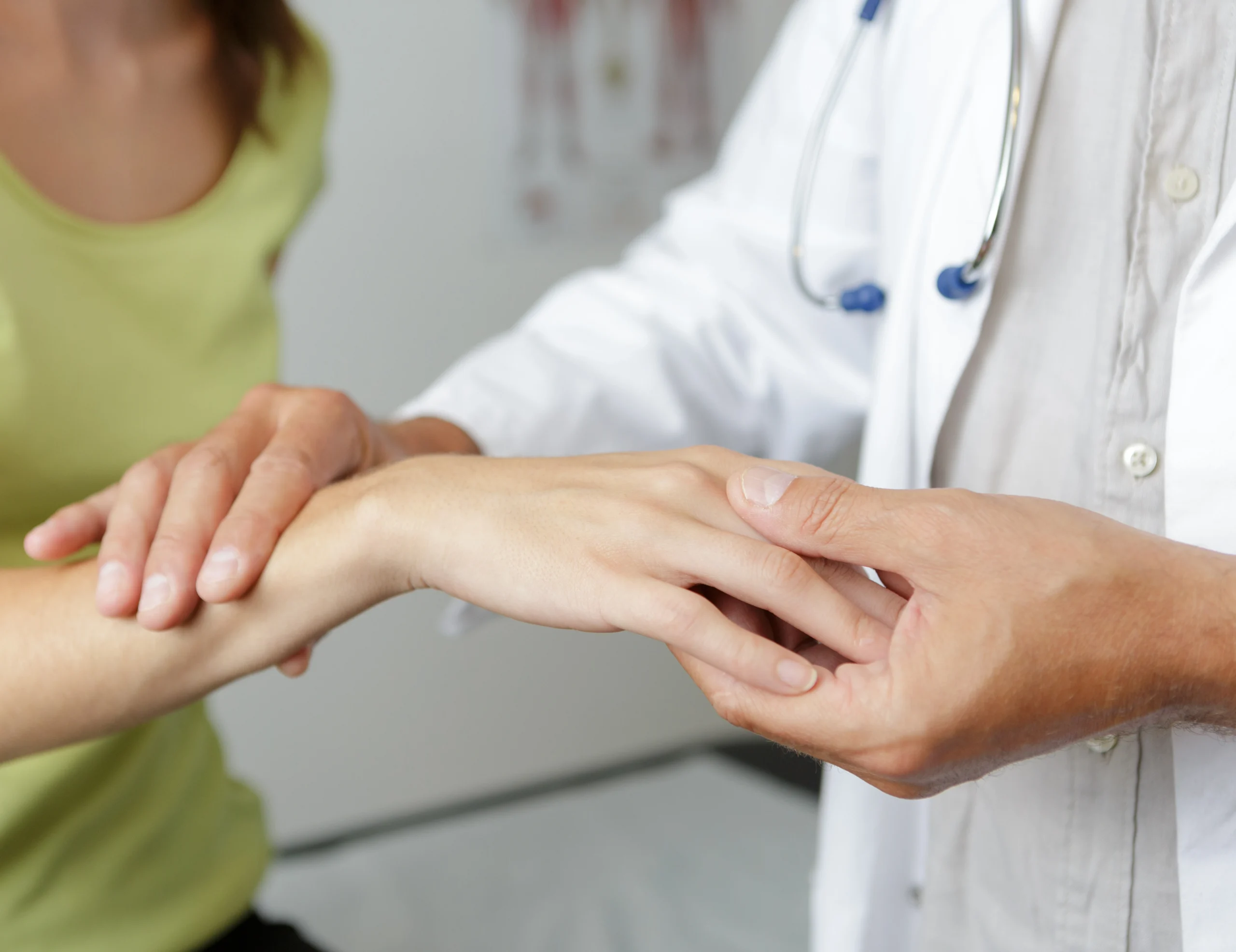 Doctor providing attentive patient examination