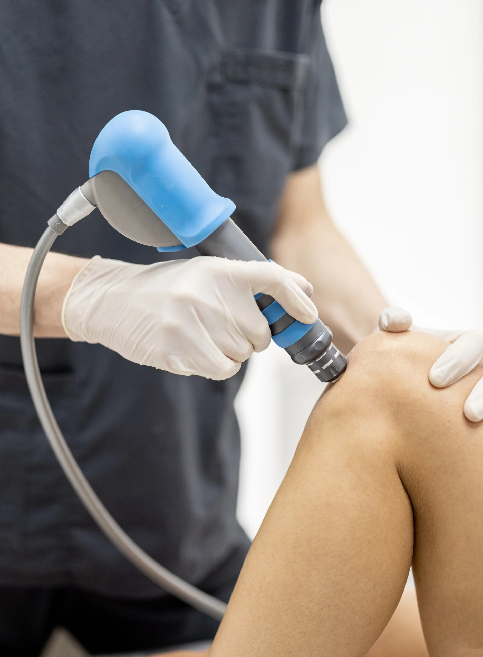 Doctor providing chiropractic examination and treatment